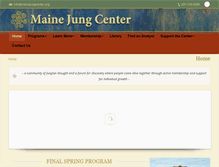 Tablet Screenshot of mainejungcenter.org
